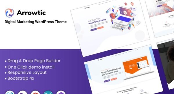 Arrowtic – Digital Marketing Agency WordPress Them