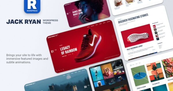 Jack Ryan – Creative Portfolio WordPress Theme