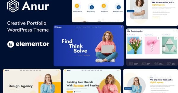 Anur – Portfolio WordPress Theme