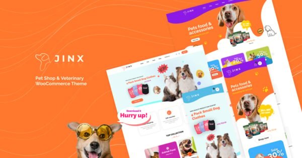 Jinx – Pet Shop & Veterinary WooCommerce Theme