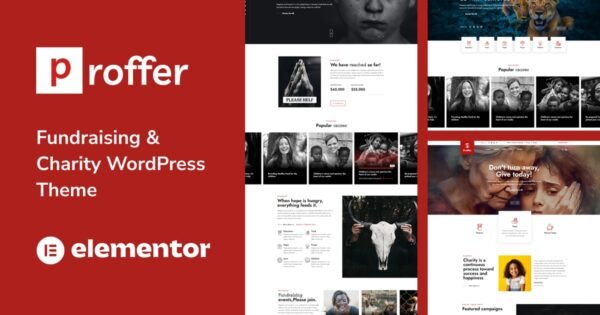 Proffer – Fundraising & Charity WordPress Theme