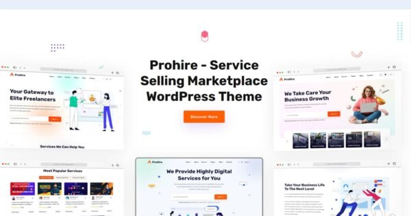 Prohire – Service Selling Marketplace WordPress