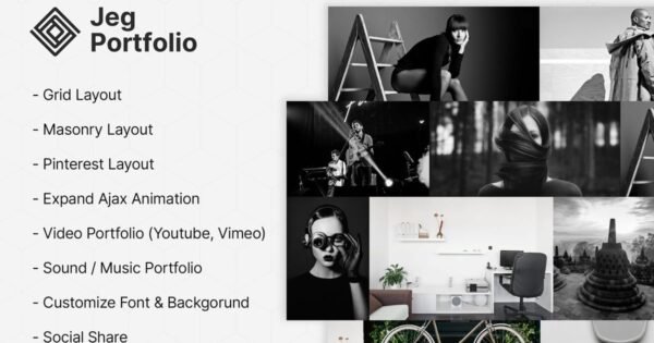 Jeg Portfolio – Portfolio & Gallery Plugin