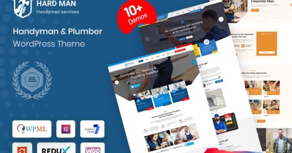 Hardiman – Handyman & Plumber WordPress Theme