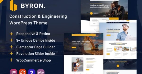 Byron | Construction and Engineering WP Theme