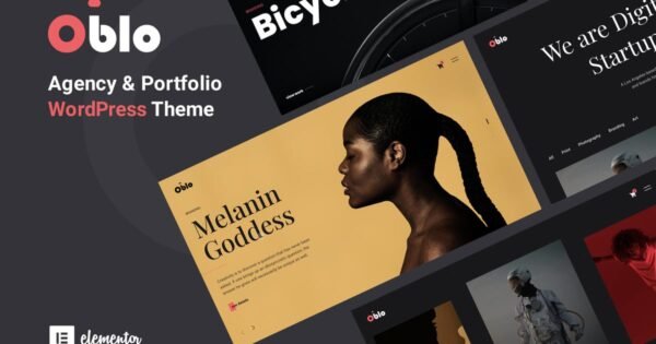Oblo – Creative Portfolio Agency WordPress Theme