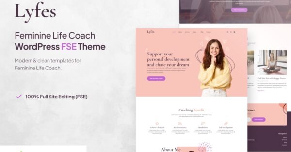 Lyfes – Feminine Life Coach & Speaker WP Theme