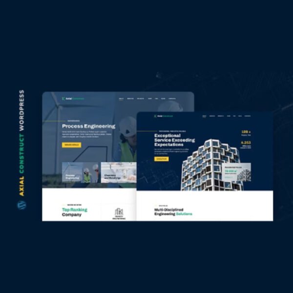 Axial –  Construction Company WordPress Theme