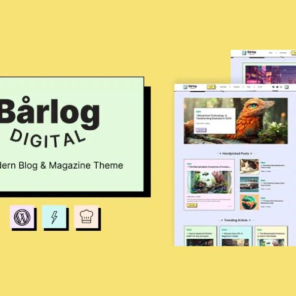 Barlog – A Modern Blog & Magazine Theme