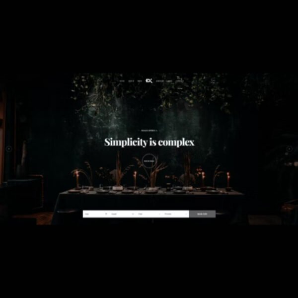 Dinex – One Page Restaurant WordPress Theme