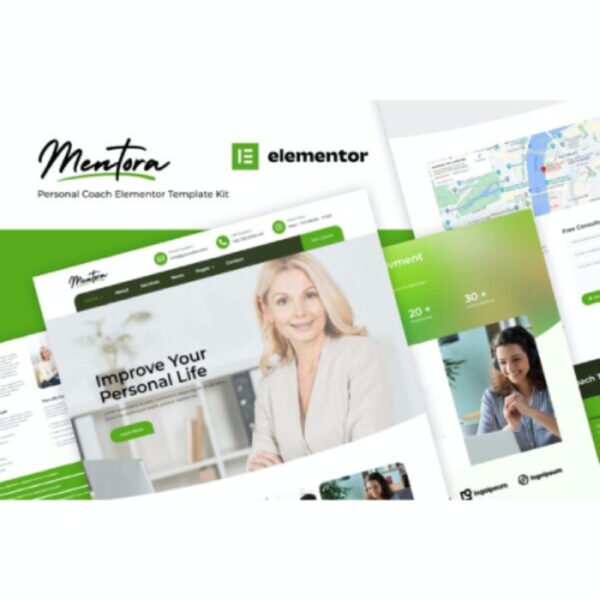 Mentora – Personal Coach Elementor Template Kit