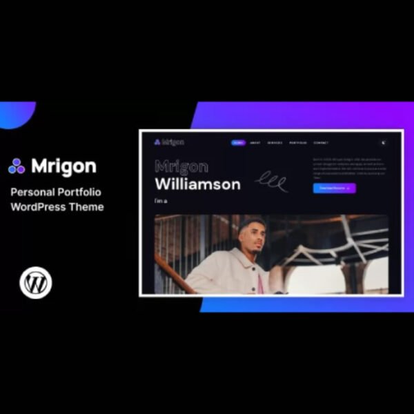 Mrigon – Personal Portfolio WordPress Theme
