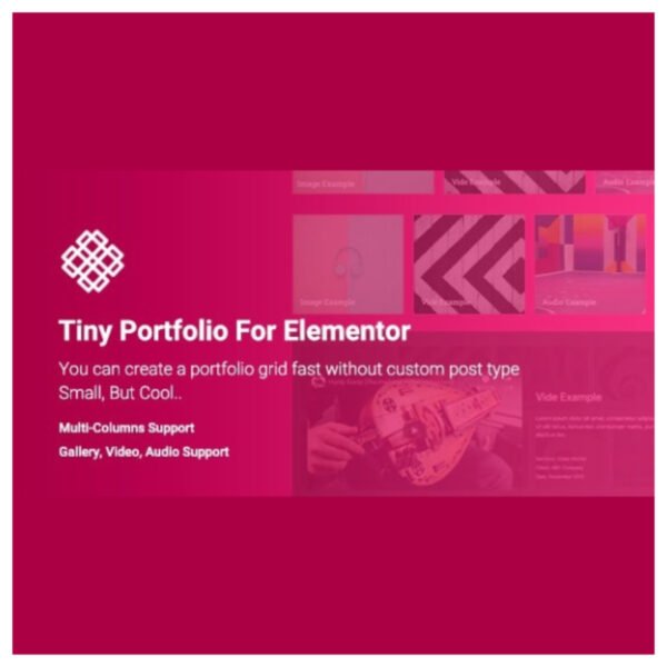 Tiny Portfolio Widget For Elementor