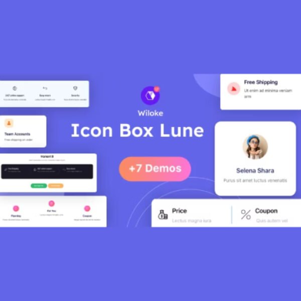 Wiloke Icon Box Lune for Elementor