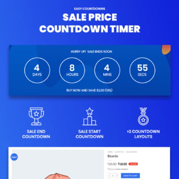 WooCommerce Sale Countdowns & Triggers