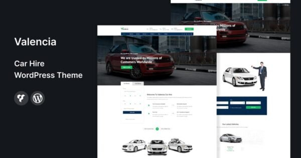 Valencia – Car Hire WordPress Theme