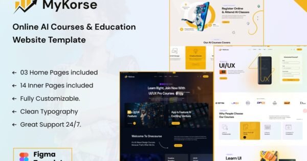 MyKorse – Online Eductaion & LMS WordPress Theme