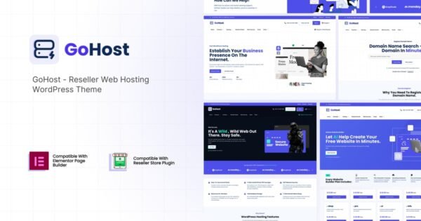 GoHost – Reseller Web Hosting WordPress Theme