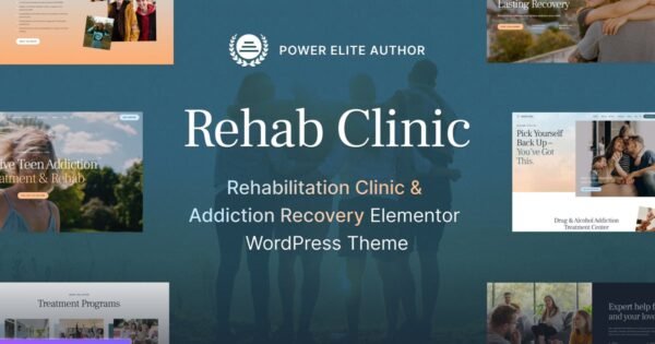 Rehab Clinic – Addiction Recovery WordPress Theme