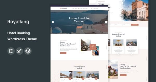 Royalking – Hotel Booking WordPress Theme