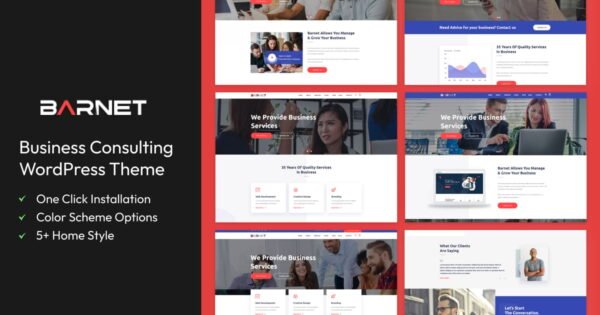Barnet- Business Consulting WordPress Theme