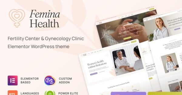 Femina Health – Fertility Clinic WordPress Theme