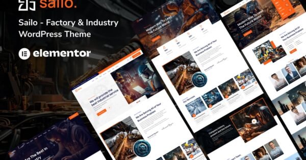 Sailo – Factory & Industry WordPress Theme