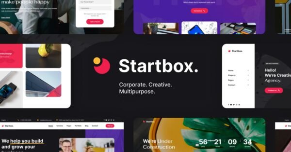 Startbox – Multipurpose Corporate WordPress Theme