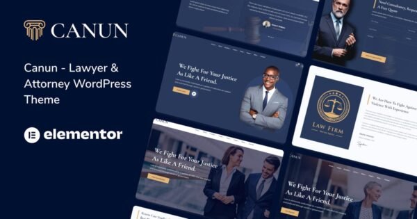 Canun – Lawyer & Attorney WordPress Theme