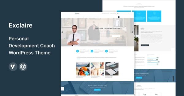 Exclaire – Personal Development Coach WP Theme