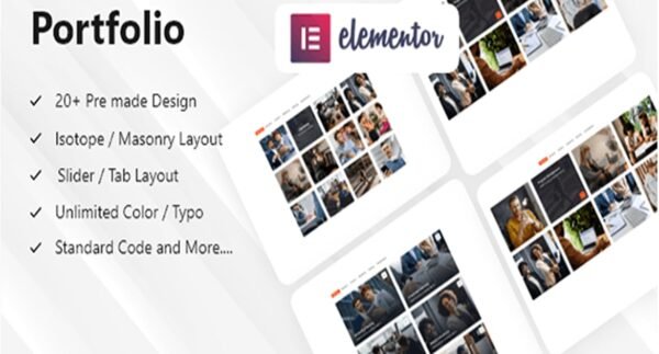 Elementor Portfolio Addon Wordpress Plugin – Video