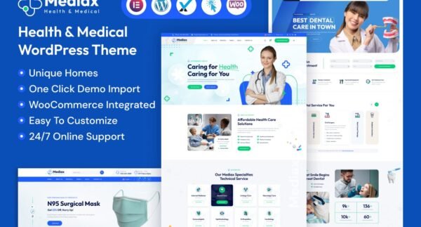 Mediax – Health & Medical WordPress Theme