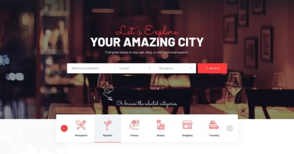 Ziston – Directory Listing WordPress Theme