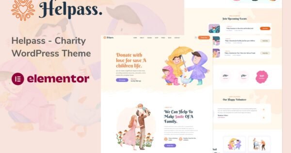 Helpass – Charity WordPress Theme