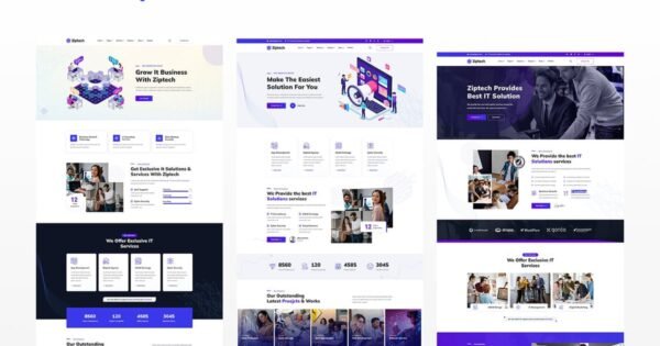 Ziptech – IT Solutions Technology WordPress Theme