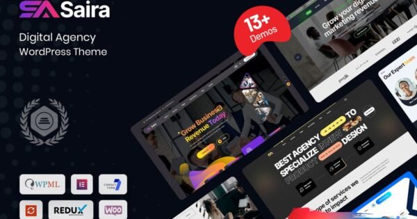 Sairio – Digital Agency WordPress Theme