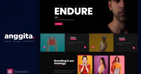 Anggita – One Page Portfolio Theme