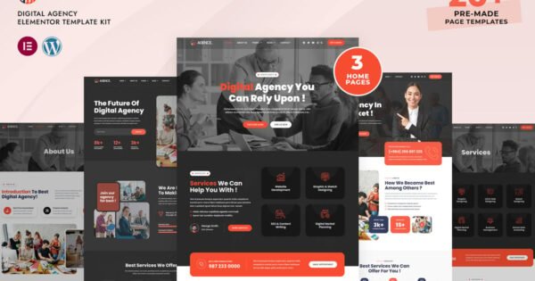 Agence – Digital Agency Elementor Pro Template Kit