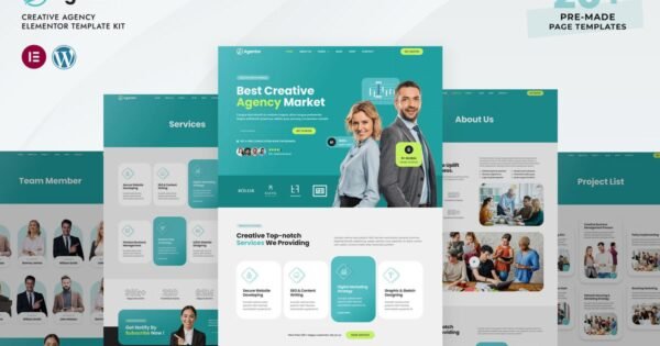 Agentor – Creative Agency Elementor Pro Template Kit