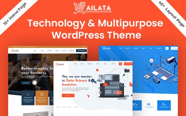 Ailata – Data Science, Artificial Intelligence & IT Solution WordPress Theme