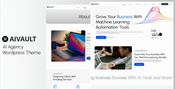 AIVault – AI Agency Wordpress Theme WordPress Theme