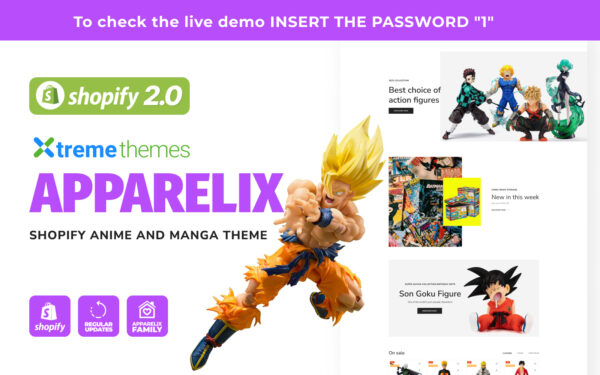 Apparelix – Anime and Manga Shop Shopify Theme