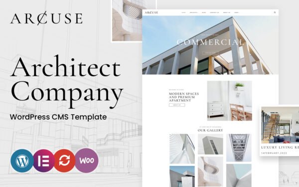 Arcuse – Real Estate and Architecture WordPress Theme