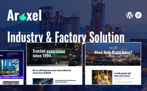 Aroxel – Industry & Factory WordPress Theme