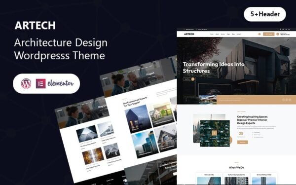 Artech- Architecture Design Wordpress Theme WordPress Theme