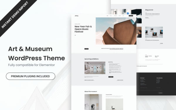 Artey – Art & Museum WordPress Theme