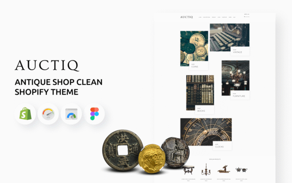 Download Auctiq – Antique Shop Clean Shopify Theme WordPress Plugin ...