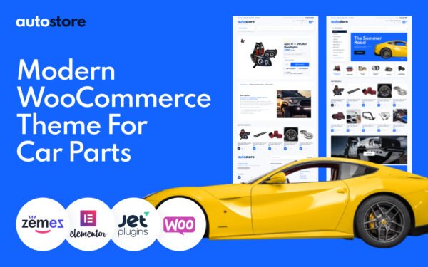 AutoStore – Car Parts Elementor WooCommerce Theme