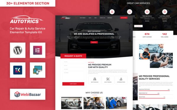Autotrics – Automobile & Car Accessories Shop WordPress Theme