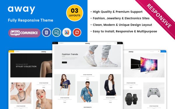 Away Multipurpose Template – Responsive WooCommerce Theme